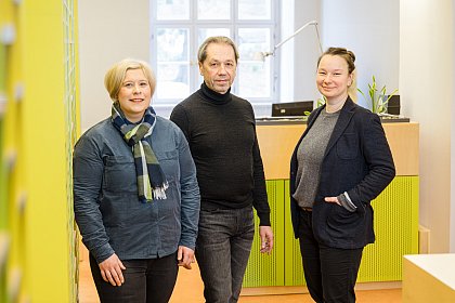 Team der Allgemeinen Studienberatung, April 2024. (Foto: Anna Kolata)